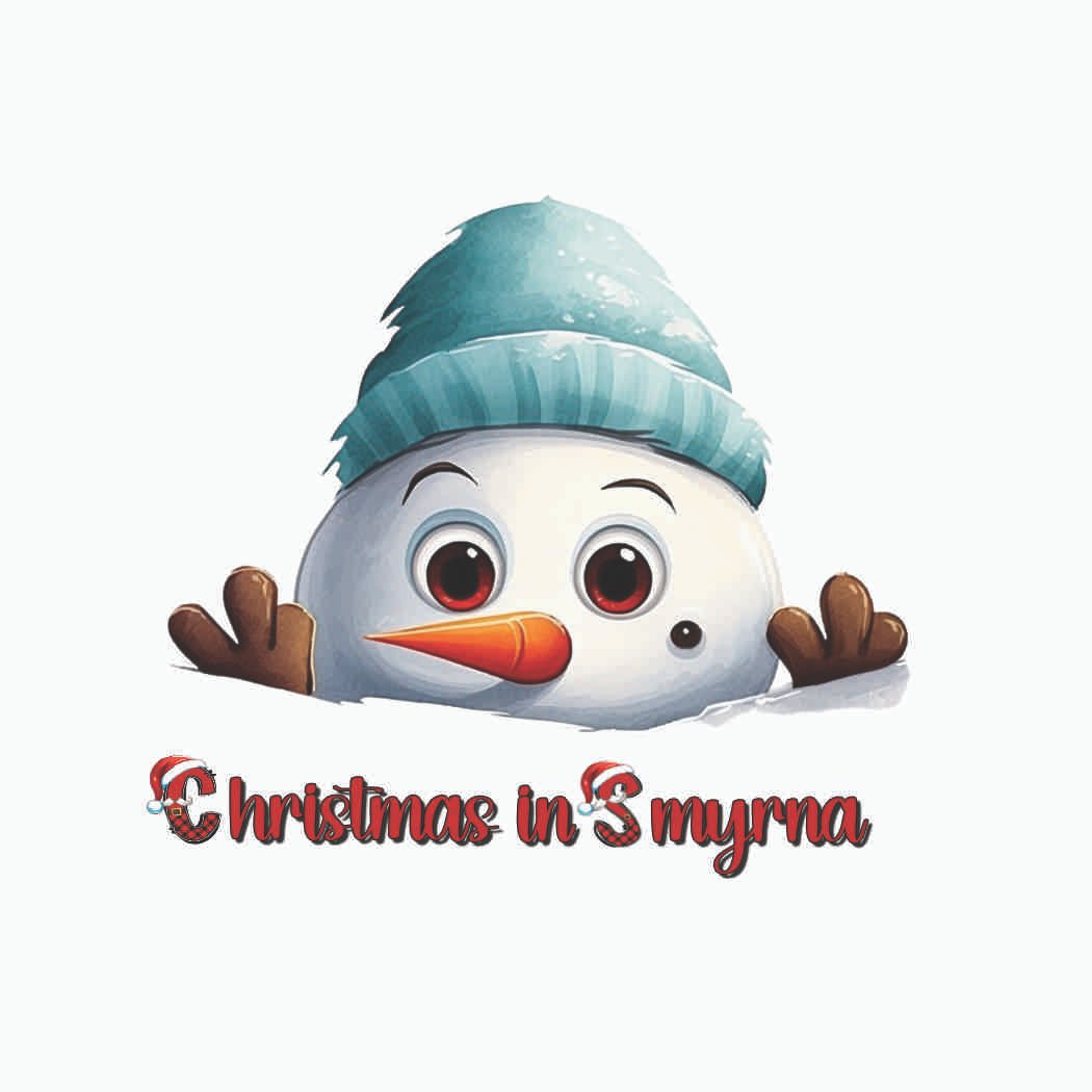 Peeking%20Snowman%20in%20Smyrna%20 %20Bell%20christmas%20tree%20ornament